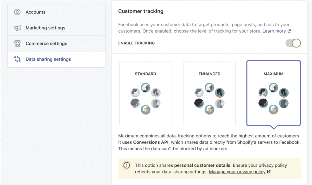 Optily Facebook Conversions API Step 4