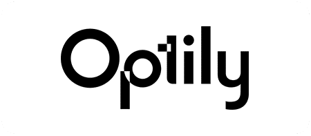 Black Optily Logo on White Background