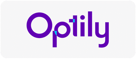 Optily Purple Logo in grey